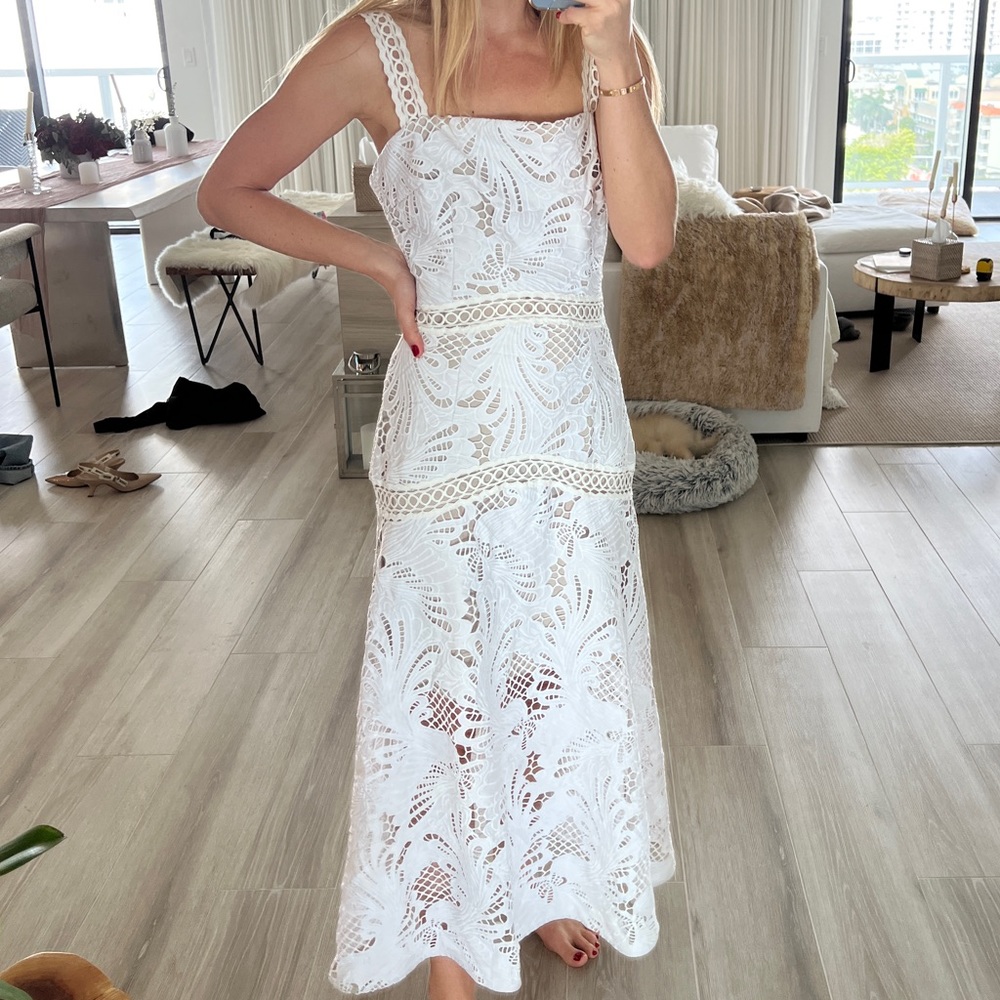 Elliatt dress white, small